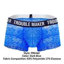 Load image into Gallery viewer, CandyMan 99616X Trouble Maker Lace Trunks Color Dark Blue