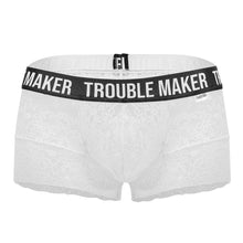 Load image into Gallery viewer, CandyMan 99616X Trouble Maker Lace Trunks Color White