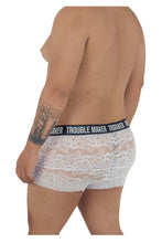 Load image into Gallery viewer, CandyMan 99616X Trouble Maker Lace Trunks Color White