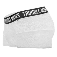 Load image into Gallery viewer, CandyMan 99616X Trouble Maker Lace Trunks Color White