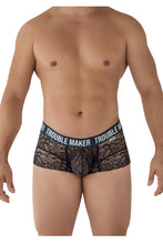 Load image into Gallery viewer, CandyMan 99616 Trouble Maker Lace Trunks Color Black