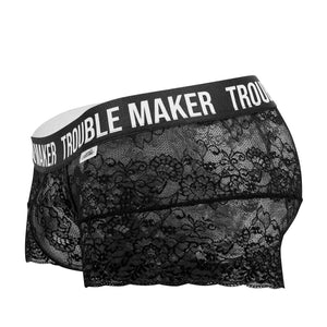 CandyMan 99616 Trouble Maker Lace Trunks Color Black