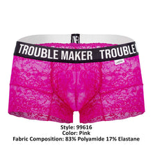 Load image into Gallery viewer, CandyMan 99616 Trouble Maker Lace Trunks Color Pink