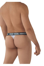 Load image into Gallery viewer, CandyMan 99618 Trouble Maker Lace Thongs Color White