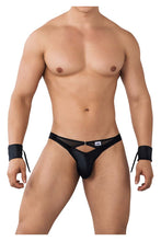 Load image into Gallery viewer, CandyMan 99621 Chain and Cuffs Jockstrap Color Black