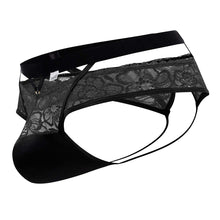 Load image into Gallery viewer, CandyMan 99627X Lace Jockstrap Color Black