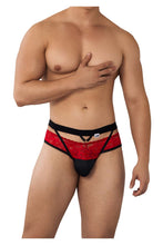 Load image into Gallery viewer, CandyMan 99627 Lace Jockstrap Color Red