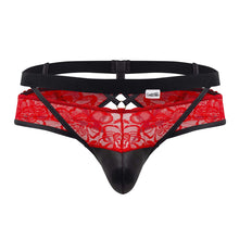 Load image into Gallery viewer, CandyMan 99627 Lace Jockstrap Color Red