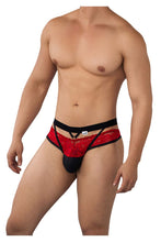 Load image into Gallery viewer, CandyMan 99627 Lace Jockstrap Color Red