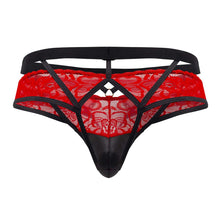 Load image into Gallery viewer, CandyMan 99627 Lace Jockstrap Color Red