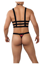 Load image into Gallery viewer, CandyMan 99634 Harness Two Piece Set Color Black