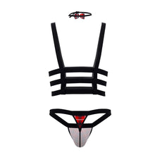 Load image into Gallery viewer, CandyMan 99634 Harness Two Piece Set Color Black