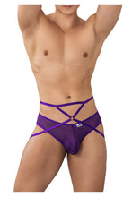 Load image into Gallery viewer, CandyMan 99640 Mesh Thongs Color Purple