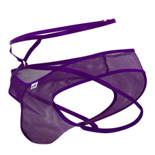 Load image into Gallery viewer, CandyMan 99640 Mesh Thongs Color Purple