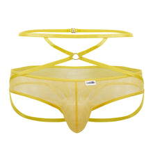 Load image into Gallery viewer, CandyMan 99640 Mesh Thongs Color Yellow