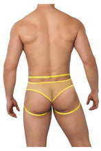 Load image into Gallery viewer, CandyMan 99640 Mesh Thongs Color Yellow