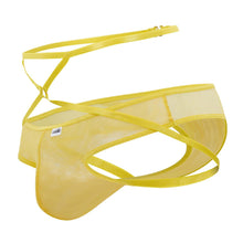 Load image into Gallery viewer, CandyMan 99640 Mesh Thongs Color Yellow