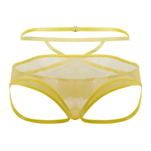 Load image into Gallery viewer, CandyMan 99640 Mesh Thongs Color Yellow