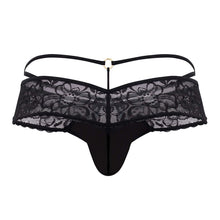 Load image into Gallery viewer, CandyMan 99647 Lace Thongs Color Black
