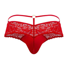 Load image into Gallery viewer, CandyMan 99647 Lace Thongs Color Red