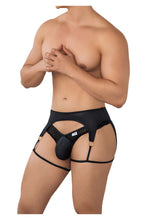 Load image into Gallery viewer, CandyMan 99655 Garter Thongs Color Black