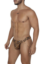 Load image into Gallery viewer, CandyMan 99669 Chain Thongs Color Animal Print