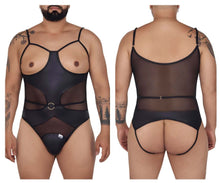 Load image into Gallery viewer, CandyMan 99670X Harness Bodysuit Color Black