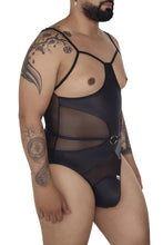 Load image into Gallery viewer, CandyMan 99670X Harness Bodysuit Color Black