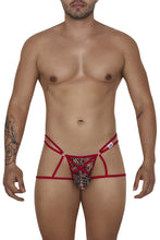 Load image into Gallery viewer, CandyMan 99671 Lace Jock Thongs Color Red