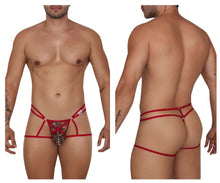 Load image into Gallery viewer, CandyMan 99671 Lace Jock Thongs Color Red