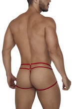 Load image into Gallery viewer, CandyMan 99671 Lace Jock Thongs Color Red