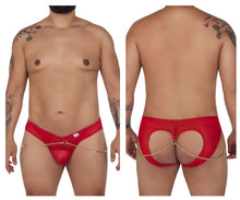 Load image into Gallery viewer, CandyMan 99672X Chain Jock Briefs Color Red