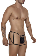 Load image into Gallery viewer, CandyMan 99678 Garter Thongs Color Black