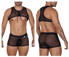 Load image into Gallery viewer, CandyMan 99680 Harness Trunks Two Piece Set Color Black