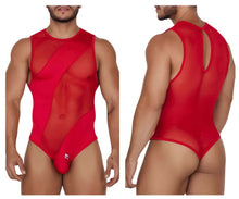 Load image into Gallery viewer, CandyMan 99699 Mesh Bodysuit Color Red