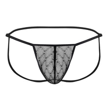 Load image into Gallery viewer, CandyMan 99709 Micro Lace Jockstrap Color Black