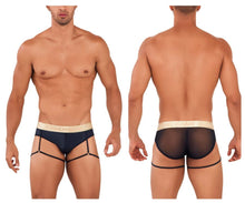 Load image into Gallery viewer, CandyMan 99722 Garter Mesh Briefs Color Black