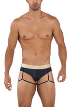 Load image into Gallery viewer, CandyMan 99722 Garter Mesh Briefs Color Black