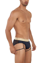 Load image into Gallery viewer, CandyMan 99722 Garter Mesh Briefs Color Black