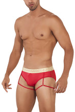 Load image into Gallery viewer, CandyMan 99722 Garter Mesh Briefs Color Red