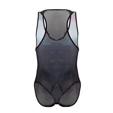 Load image into Gallery viewer, CandyMan 99725X Work-N-Out Bodysuit Color Moonlight Blue