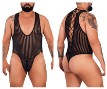 Load image into Gallery viewer, CandyMan 99727X Work-N-Play Bodysuit Color Black