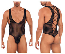 Load image into Gallery viewer, CandyMan 99727 Work-N-Play Bodysuit Color Black