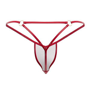 CandyMan 99738 Gloss G-String Color Red