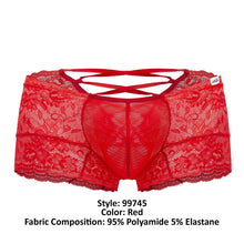 Load image into Gallery viewer, CandyMan 99745 Lace Trunks Color Red