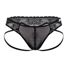 Load image into Gallery viewer, CandyMan 99747 Lace Thongs Color Black