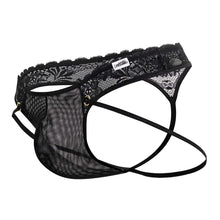 Load image into Gallery viewer, CandyMan 99747 Lace Thongs Color Black