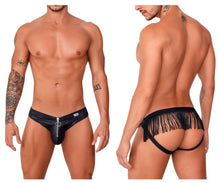 Load image into Gallery viewer, CandyMan 99753 Fringe Jockstrap Color Black