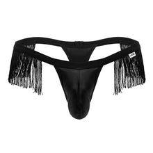 Load image into Gallery viewer, CandyMan 99754 Fringe Thongs Color Black