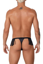 Load image into Gallery viewer, CandyMan 99754 Fringe Thongs Color Black